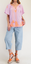Load image into Gallery viewer, WING-SLEEVE-TOP-FRONT-VIEW
