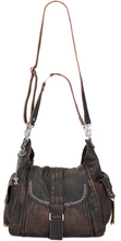 Load image into Gallery viewer, WE-THE-FREE-LEIGHT-DISTRESSED-HOBO-BAG-FRONT-VIEW
