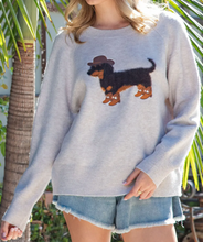 Load image into Gallery viewer, COWBOY DACHSHUND SWEATER
