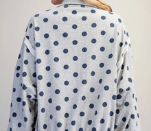 Load image into Gallery viewer, POLKA DOT LOUNGE TOP
