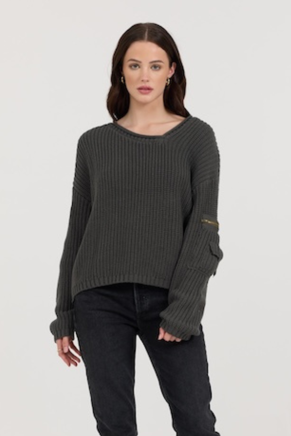 ASYMMETRICAL SWEATER