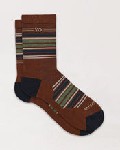 Load image into Gallery viewer, MEN'S MULTI STRIPE  CUSHIONED MICRO CREW 4-PACK
