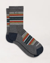 Load image into Gallery viewer, MEN'S MULTI STRIPE  CUSHIONED MICRO CREW 4-PACK
