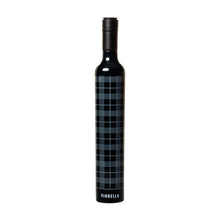 Load image into Gallery viewer, BLACK PLAID BOTTLE UMBRELLA

