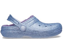 Load image into Gallery viewer, TODDLER CLASSIC LINED GLITTER CLOG
