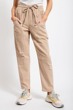 Load image into Gallery viewer, WASHED TWILL PANTS
