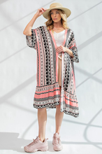 Load image into Gallery viewer, PRINTED OPEN KIMONO
