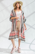Load image into Gallery viewer, PRINTED OPEN KIMONO
