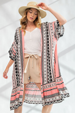 Load image into Gallery viewer, PRINTED OPEN KIMONO
