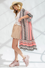Load image into Gallery viewer, PRINTED OPEN KIMONO
