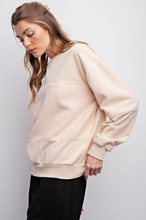Load image into Gallery viewer,  TERRY KNIT PULLOVER
