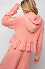 Load image into Gallery viewer, TOWEL KNIT PULLOVER HOODIE
