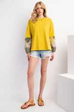 Load image into Gallery viewer, COTTON JERSEY LOOSE FIT TOP
