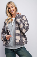 Load image into Gallery viewer, ZIP UP TEDDY FUR JACKET
