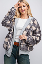 Load image into Gallery viewer, ZIP UP TEDDY FUR JACKET
