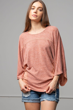 Load image into Gallery viewer, TWO TONE HACCI KNIT PULLOVER
