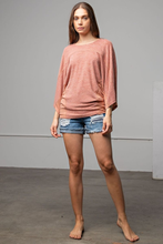 Load image into Gallery viewer, TWO TONE HACCI KNIT PULLOVER
