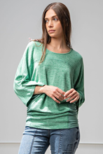 Load image into Gallery viewer, TWO TONE HACCI KNIT PULLOVER
