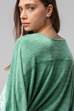 Load image into Gallery viewer, TWO TONE HACCI KNIT PULLOVER
