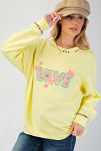 Load image into Gallery viewer, LOVE TOP PULLOVER
