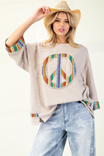 Load image into Gallery viewer, PEACE SIGN KNIT TUNIC
