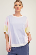Load image into Gallery viewer, COLORBLOCK KNIT TOP
