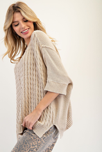 Load image into Gallery viewer, MINERAL WASHED KNIT SWEATER PULLOVER
