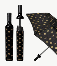 Load image into Gallery viewer, FLEUR DE LIS BOTTLE UMBRELLA
