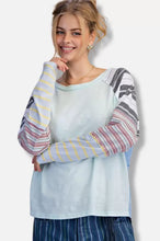 Load image into Gallery viewer, STRIPE SLEEVE TOP
