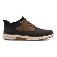 Load image into Gallery viewer, MEN'S B3357-25 BLACK/BROWN NUBUCK
