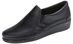 STRECH SUEDE WDG LOAFER