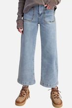 Load image into Gallery viewer, STUDDED-JEANS-FRONT-VIEW
