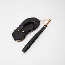 Load image into Gallery viewer, FLIP-FLOP-KEY-CHAINBAG-SIDE-VIEW
