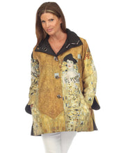 Load image into Gallery viewer, LADY IN GOLD REVERSIBLE RAINCOAT
