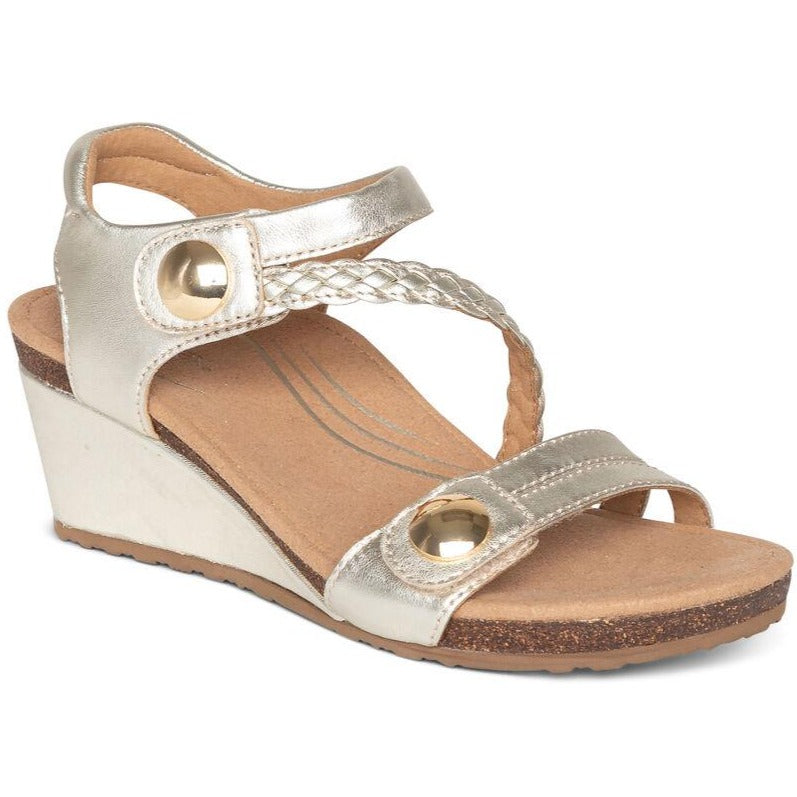 Aetrex naya clearance wedge sandal