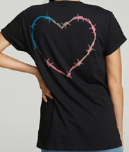 Load image into Gallery viewer, BARBED WIRE HEART TEE
