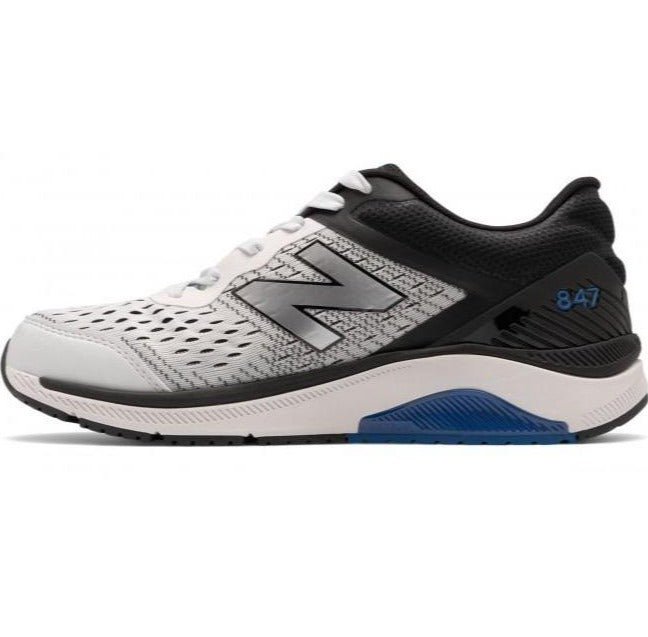 New Balance 847v4 Mens 8.5 6E Extra Wide Walking Shoes White Black MW847LW4 New Balance 847 V4 Walking Shoe - Little main image 4
