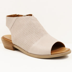 OPEN TOE SLING BACK BOOTIE