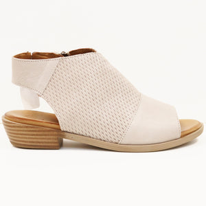 OPEN TOE SLING BACK BOOTIE