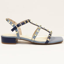 Load image into Gallery viewer, MULTI STRAP STUDDED SANDAL
